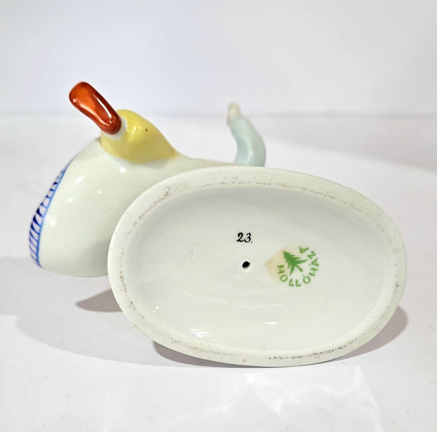 Hollohaza Hungary Porcelain "Aladdin On A Magic Carpet" Figurine