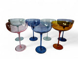 7 x Arlequin XXL cocktail glasses