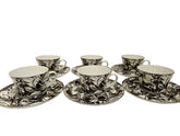6 x Vintage coffee cups from Spanish brand Bidasoa