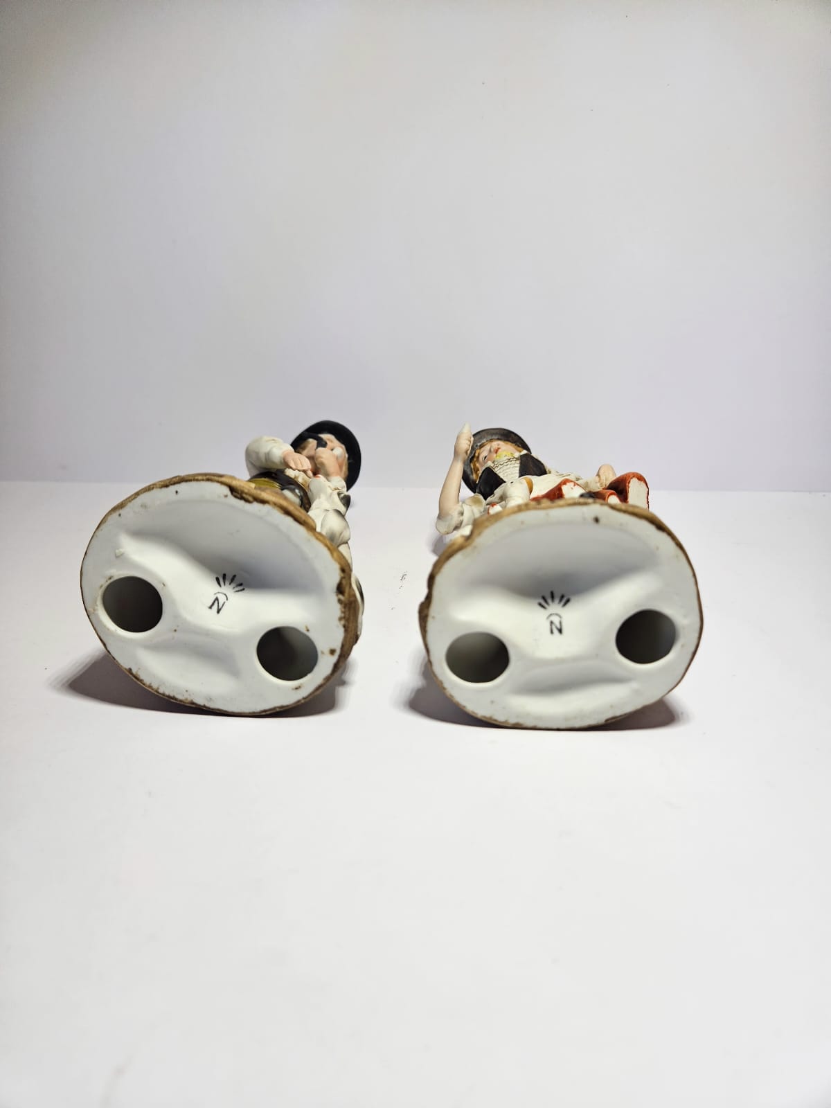 Capodimonte Bisque Porcelain Figurine Set -Tyrol Country side