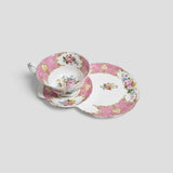 Royal Albert Lady Carlyle snack plate and cup set ( Tennis )