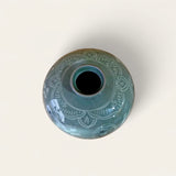 Korean Goryeo Dynasty Style Celadon Flying Crane & Cloud Maebyeong 30cm Vase