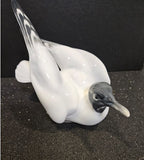 A collectible Metzler & Ortloff hand-painted porcelain seagull figurine.