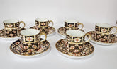 Royal Crown Derby Traditional Imari 2451, lot de 6 duos de demi-tasses à café - 130 AUD par duo