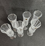 6 x Fluted Champagne Longchamp by Cristal D'Arques-Durand