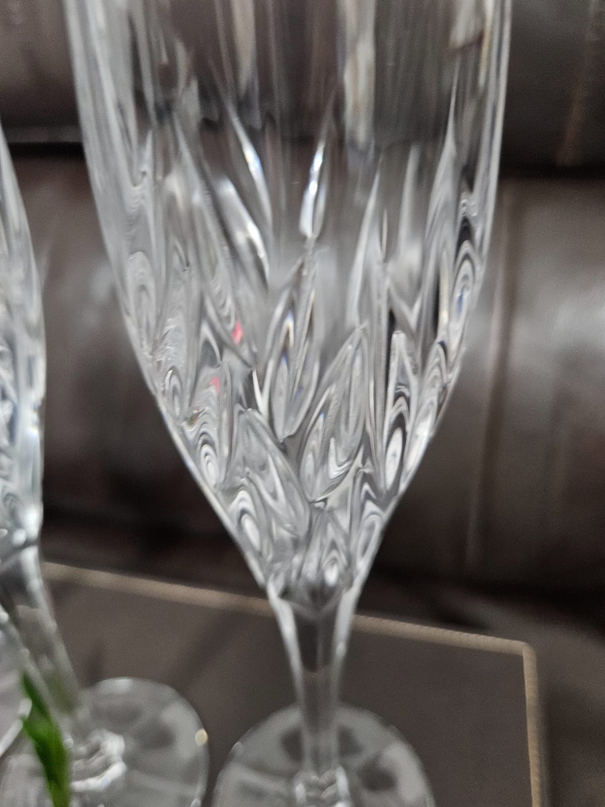 Dan Samuels - Cologne Lead Crystal Champagne flutes-Set of 4, Made in Germany