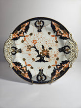 Antique Davenport Longport Staffordshire England Imari cake Plate circa 1875