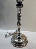 Art Deco "DIANE" chrome lamp with original beehive shade c.1940
