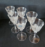 Cristal D'Arques Port Glasses 11.5cm, JG Durand FLORENCE Set of 6