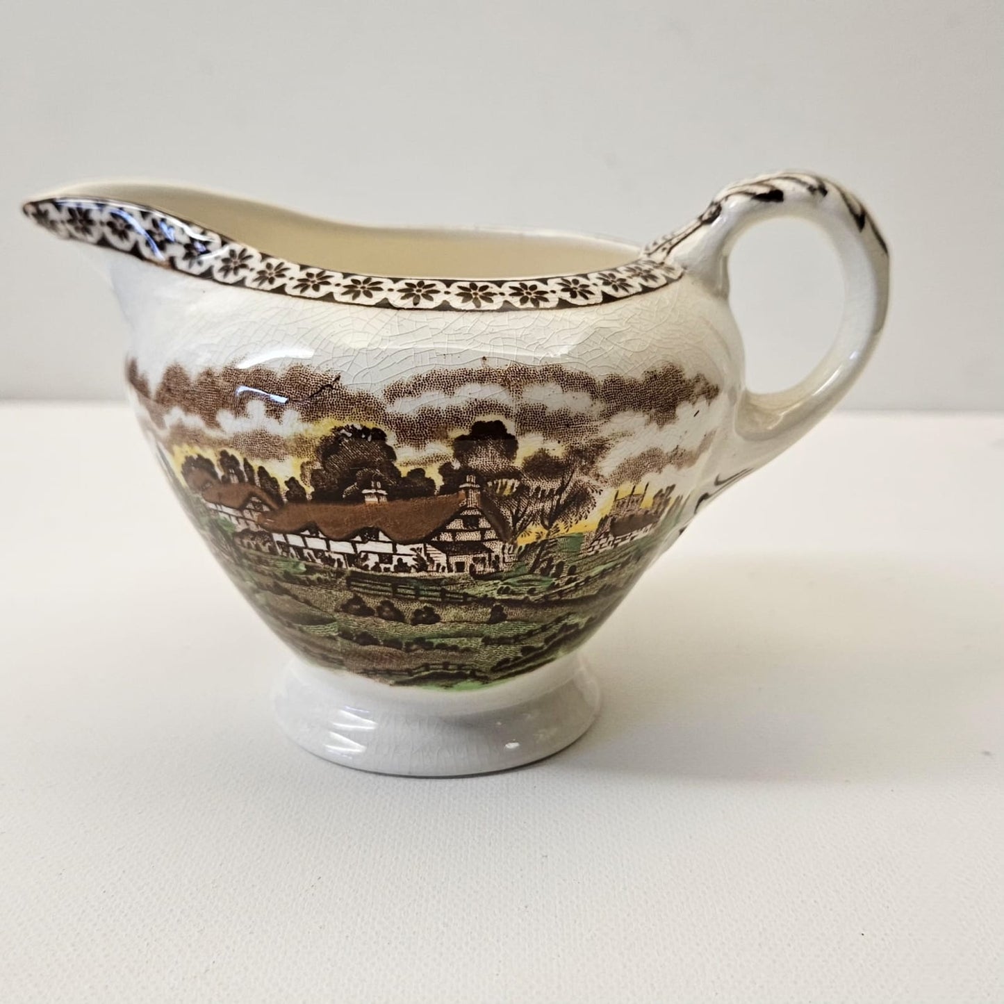 Vintage Empire England Devon Tea Set for 7 people - c1930s (a574)