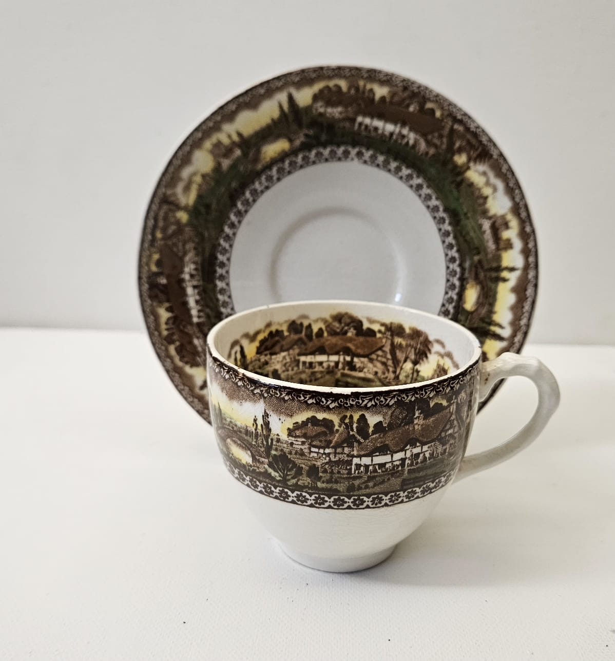 Vintage Empire England Devon Tea Set for 7 people - c1930s (a574)