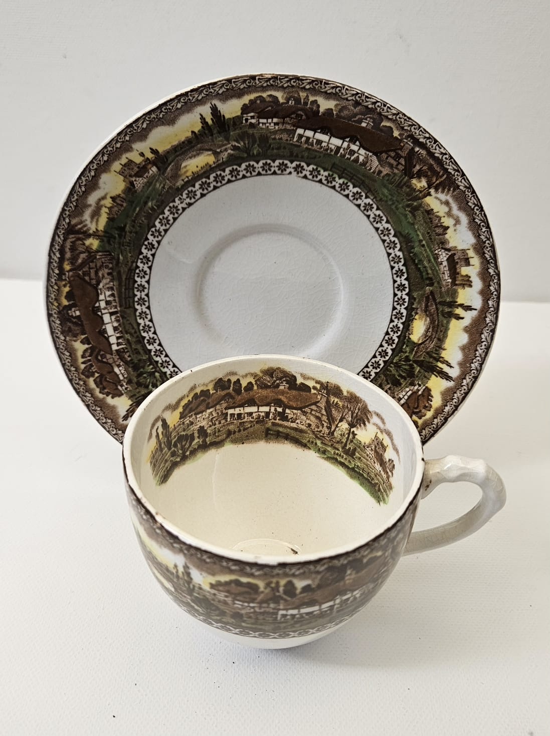 Vintage Empire England Devon Tea Set for 7 people - c1930s (a574)