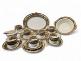 Service à thé vintage Empire Angleterre Devon pour 7 personnes - vers 1930 (a574)