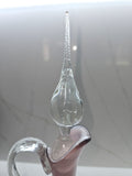 Mid Century Empoli Amethyst/cased Glass Pitcher Ewer