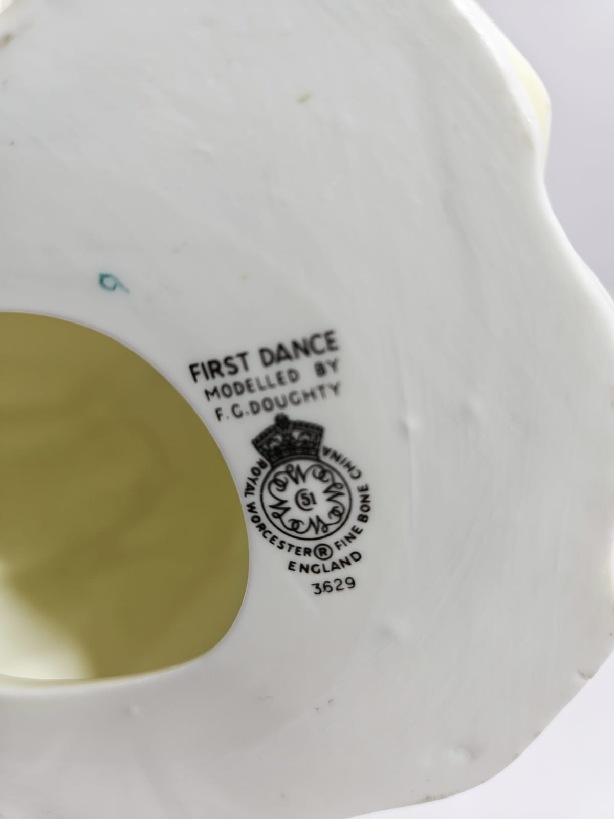 Royal Worcester English Porcelain Figurine “First Dance” RW 3629