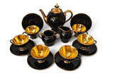MCM Italian “Florentine” Studio Pottery 15 pcs Coffee Set c.1960