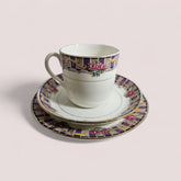 Service à thé vintage trio de Gladstone, Angleterre, vers 1950