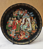 1989 Russian Collectors Plate: Palekh "The Golden Cockerel" Bradford Exchange