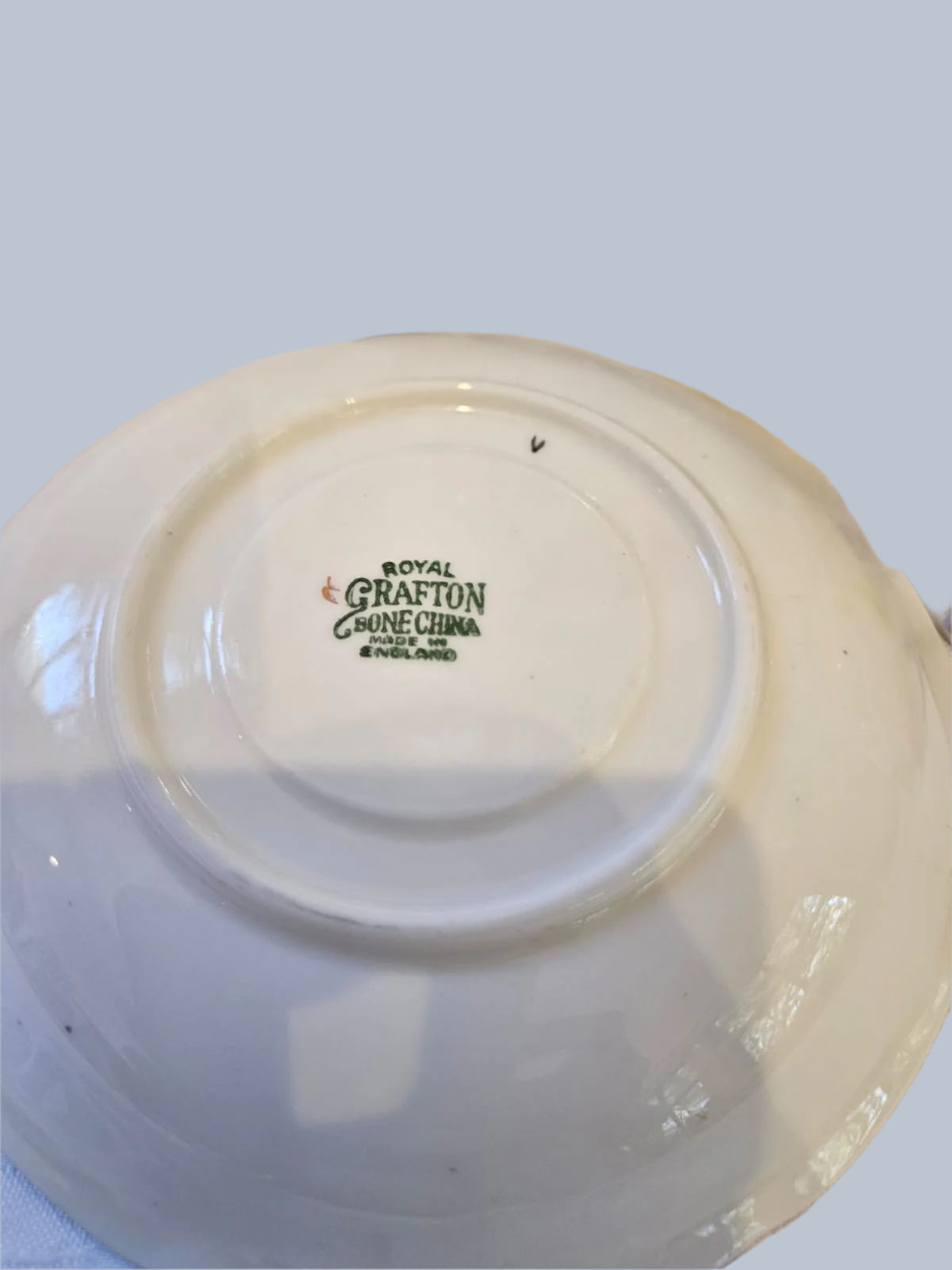 Floral Decorated "Royal Grafton" Trio, Cup Saucer and Plate