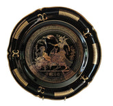 Greek Mythology Decorative Wall Hanging Plate With 24K Gold