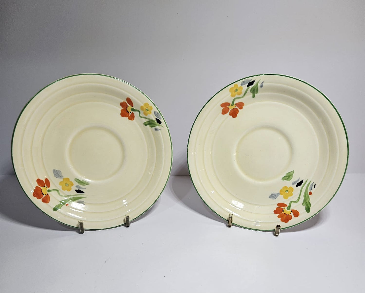 Vintage hand painted Grindley Tea set for 4 - Art Deco - Period 1936-1954