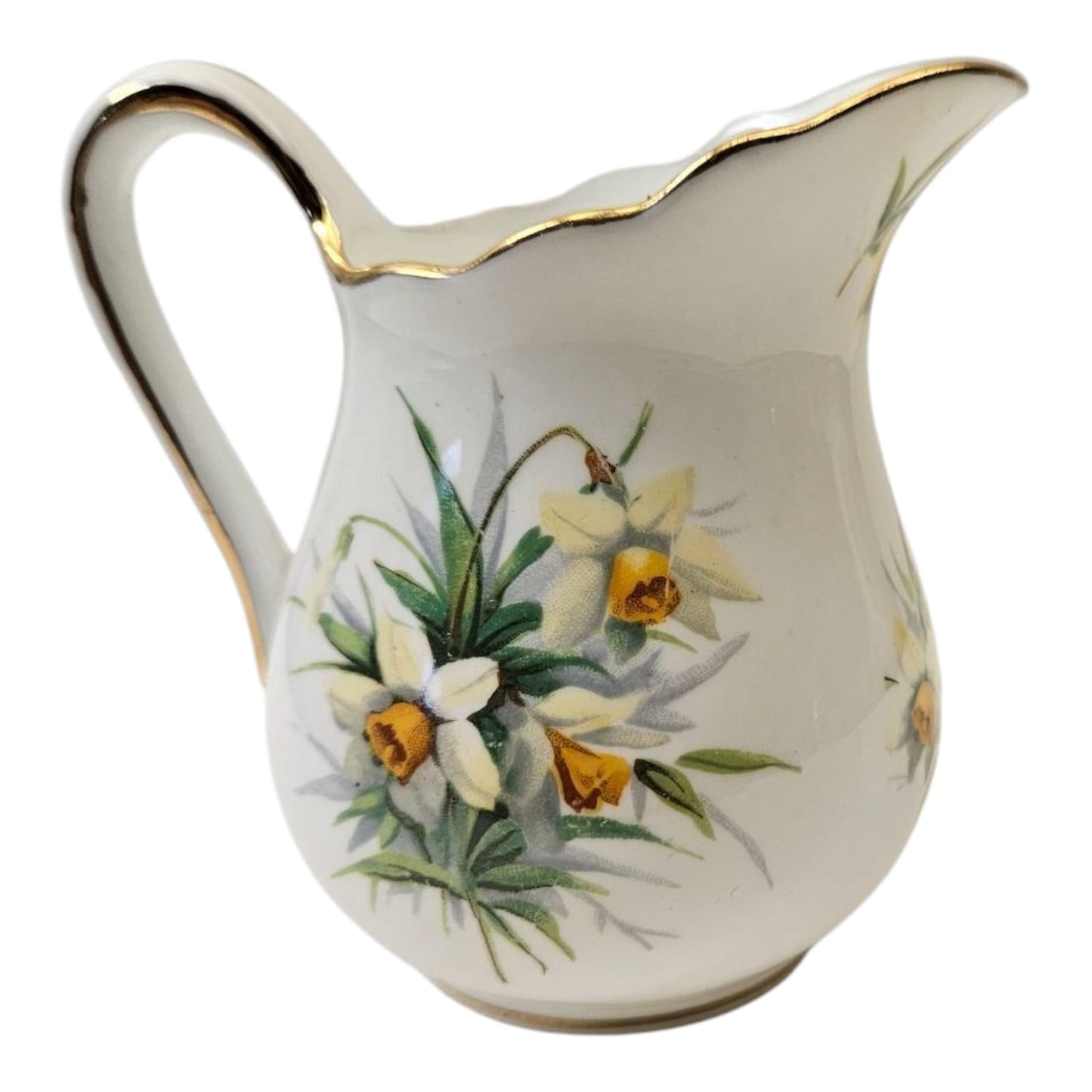 Vintage Hammersley Bone China 15pc Coffee Set Yellow Jonquils 1940s