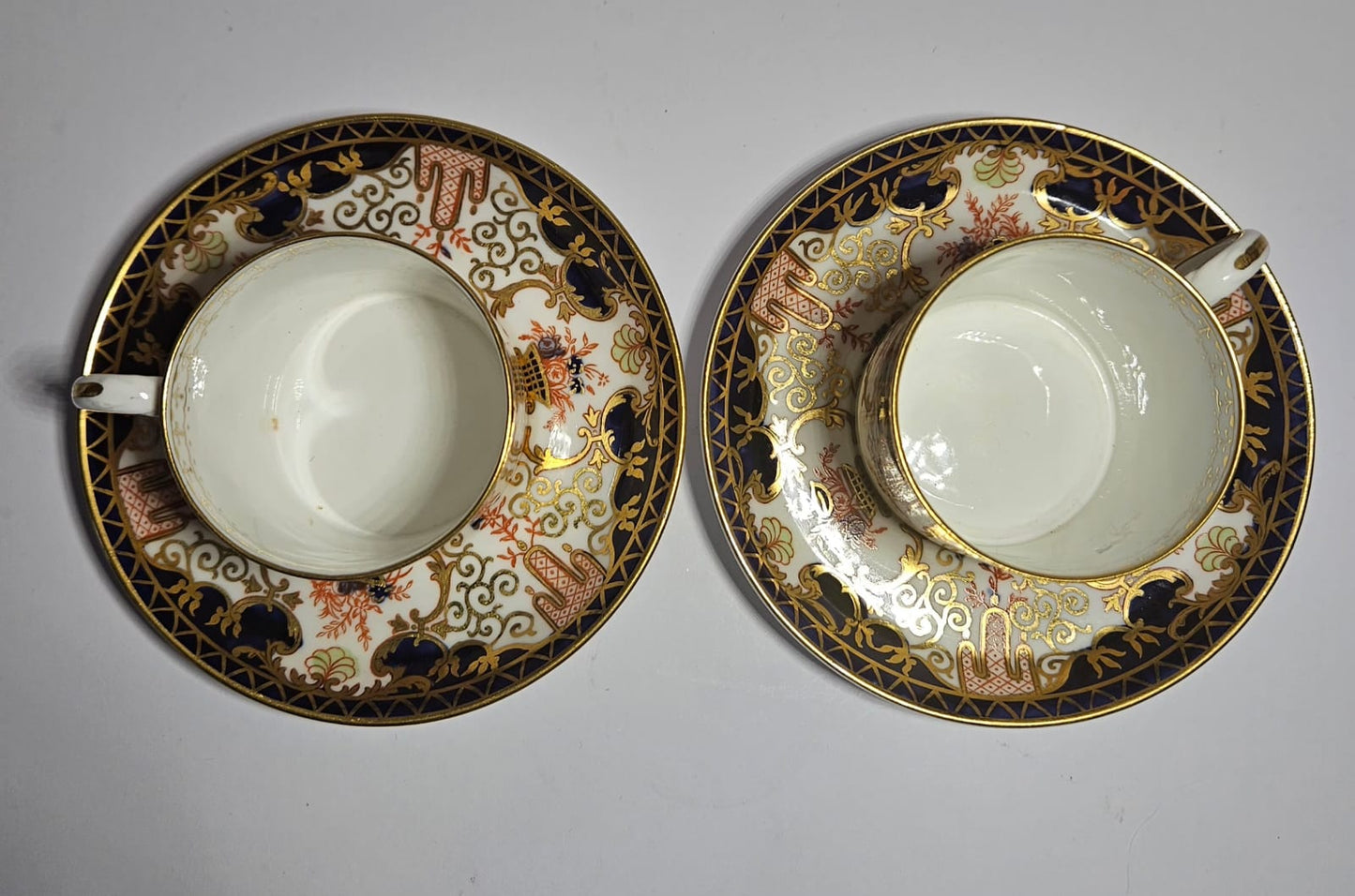 Antique Royal Crown Derby duos, pattern 3788, Circa 1925