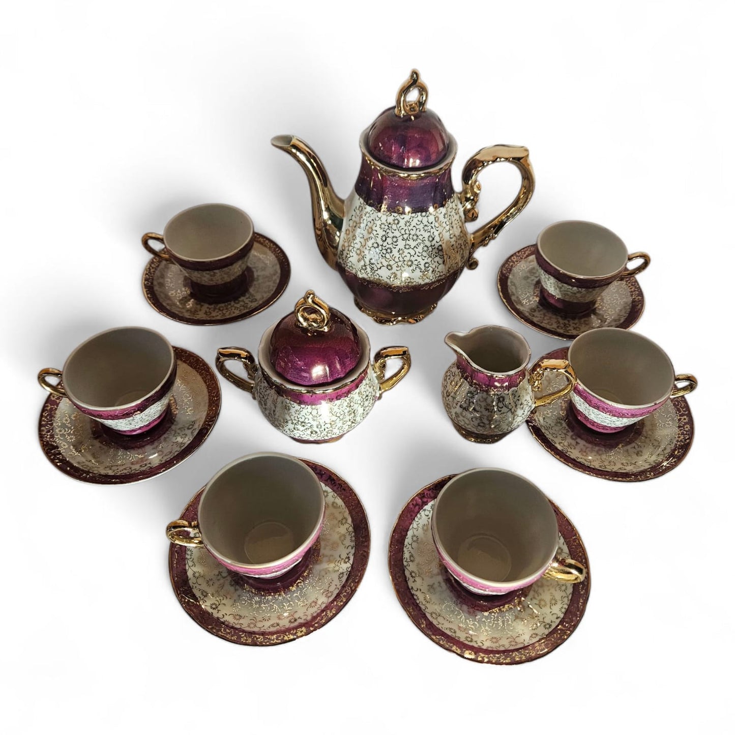 Vintage Lusterware Japanese 17 pcs Tea Set