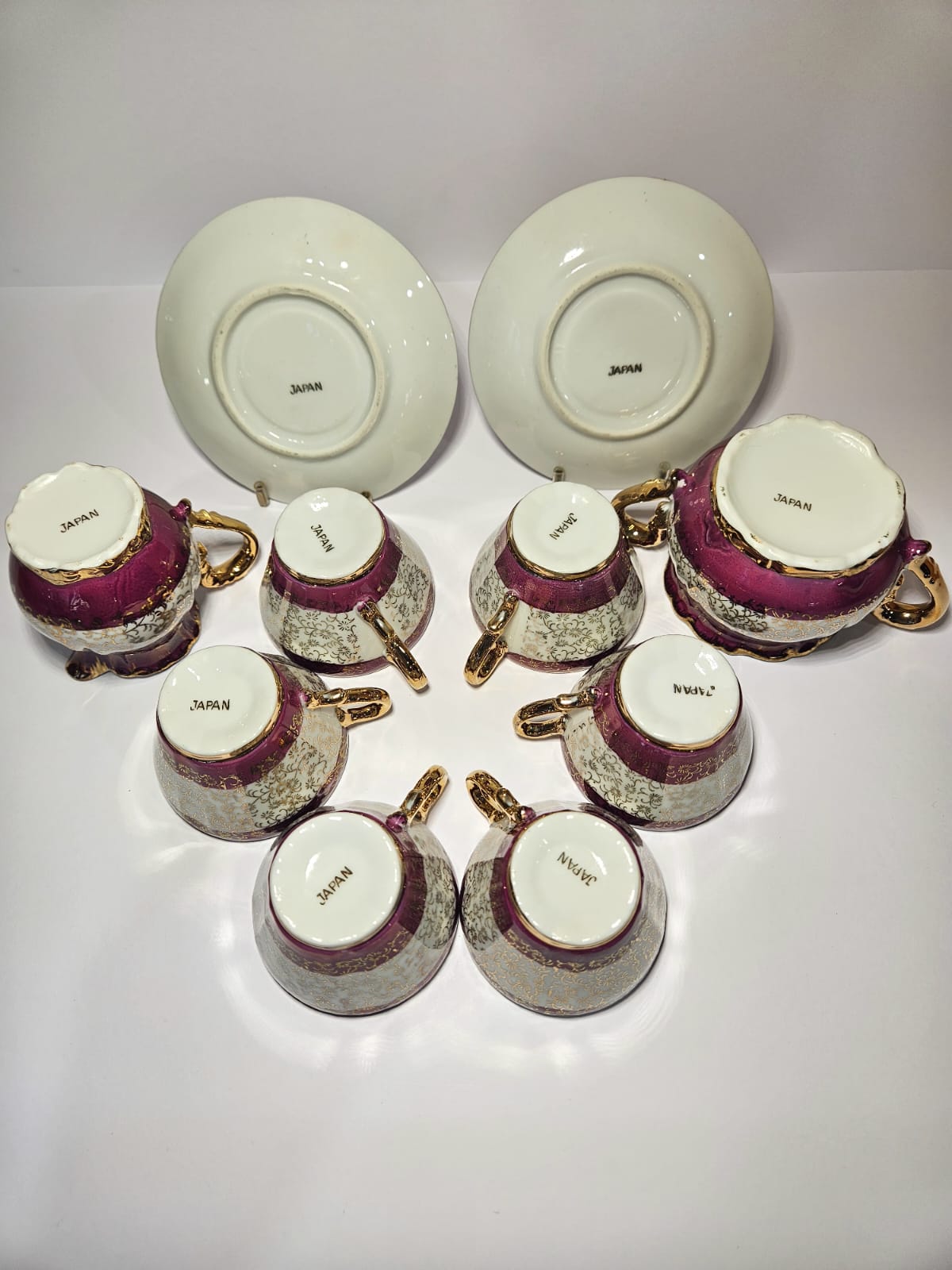 Vintage Lusterware Japanese 17 pcs Tea Set