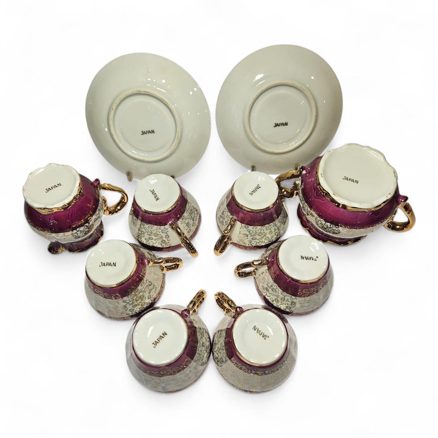 Vintage Lusterware Japanese 17 pcs Tea Set