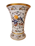 Vase Royal Porzellan Bavaria KPM, finition artisanale, bord doré, orné de faisans et de fleurs