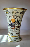 Vase Royal Porzellan Bavaria KPM, finition artisanale, bord doré, orné de faisans et de fleurs