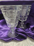 La Rochere FRANCE Versailles Shell 16,5cm. Water goblets x 4