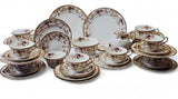 Antique Samuel Radford 36 pcs Tea Set, roses and gilt "Langton" pattern #1293- circa 1893
