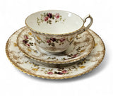Antique Samuel Radford 36 pcs Tea Set, roses and gilt "Langton" pattern #1293- circa 1893