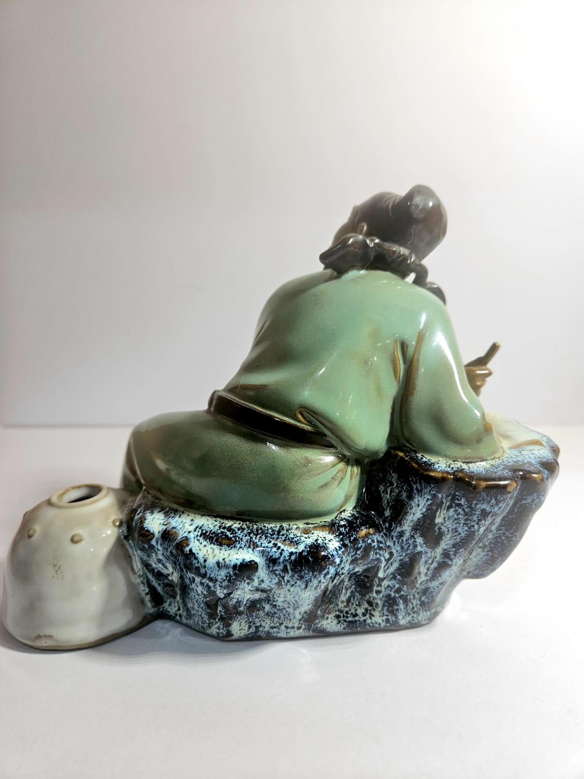 Vintage Mudman Porcelain Figure Chinese Poet Li Bai (李白)