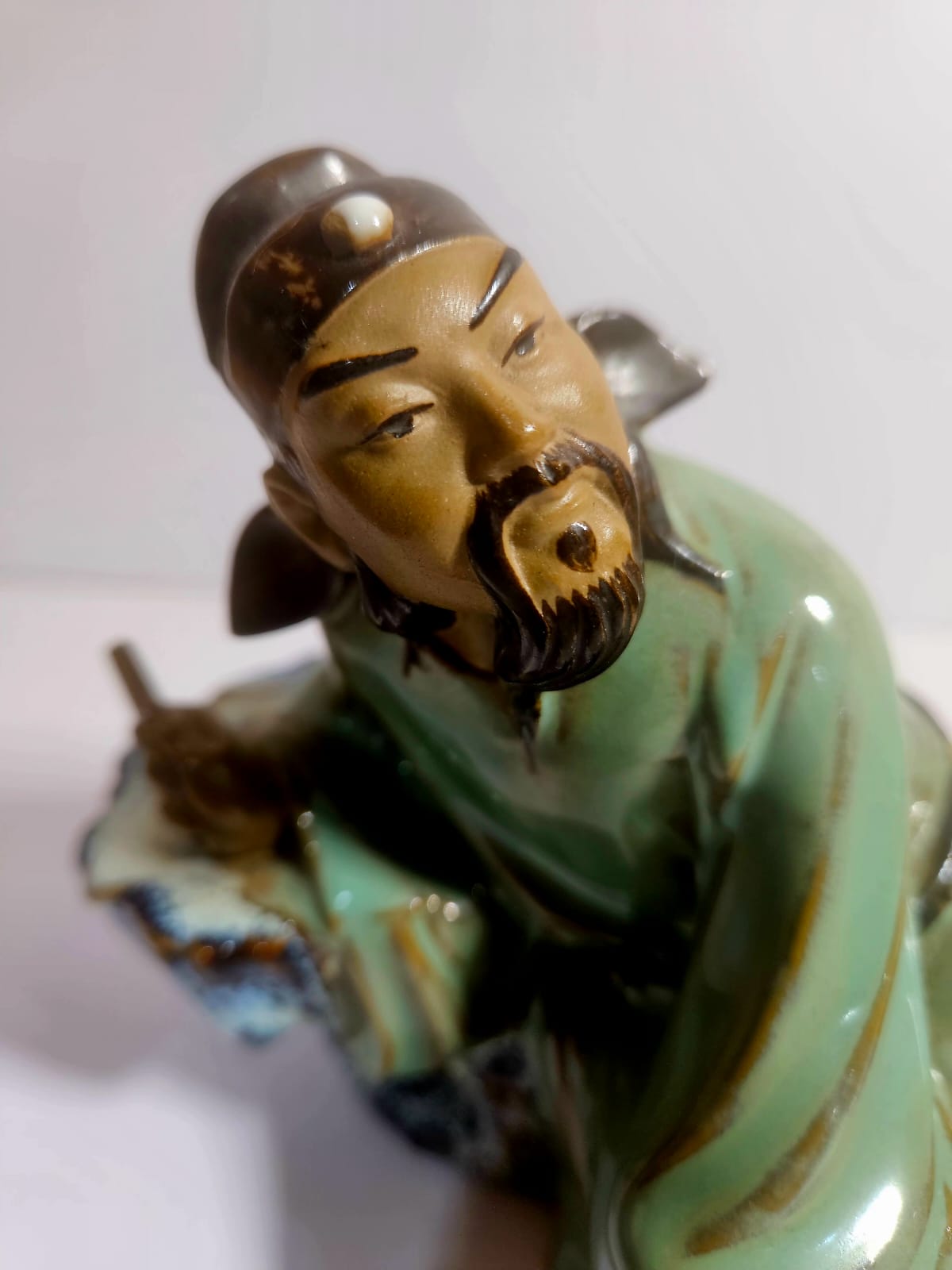 Vintage Mudman Porcelain Figure Chinese Poet Li Bai (李白)