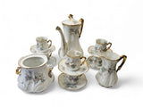 Antique Haviland A.LANTERNIER Limoges 16 pieces Coffee Set c1870