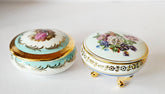 Two Limoges Porcelain Pillboxes- Les Petits d'Aline