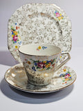 Lord Nelson Ware Trio - Chintz Floral Gold "Rose time"- Pattern 2528