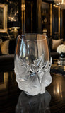 Lalique "HEDERA" clear and frosted glass with moulded Ivy leaf design