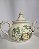 Vintage Masons Paynsley Green Teapot and Sugar bowl