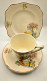 Rare Antique Alfred Meakin Marigold Astoria Trio
