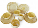Belleek Irish Porcelain "New Shell" 11 pcs Tea set with 5th Mark 1955-1965