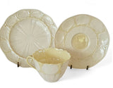 Belleek Irish Porcelain "New Shell" 11 pcs Tea set with 5th Mark 1955-1965