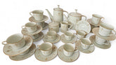 Noritake Porcelain 36 pcs Coffee & Tea Sets - Courtney 6520