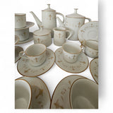 Noritake Porcelain 36 pcs Coffee & Tea Sets - Courtney 6520
