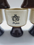 Lot de 5 tasses Penfolds en faïence vintage Elischer - Articles de bar