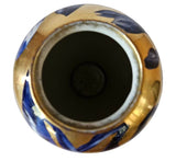 Art Nouveau Phoenix Ware vase by Thomas Forester and Son-Cobalt Blue & Gilt c.1900