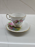 6 x Vintage Queen Anne Meadowside Tea Cups Duo sets